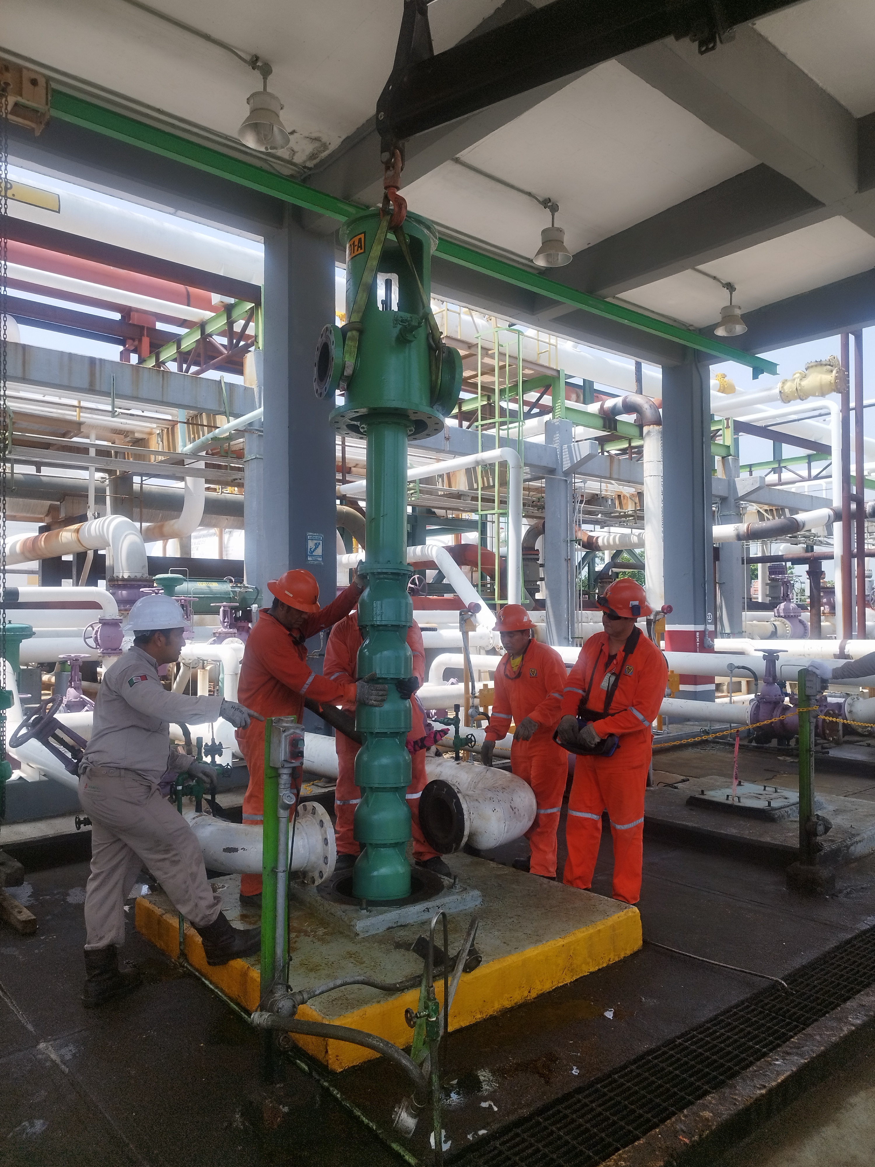 Extracción de bomba tipo turbina