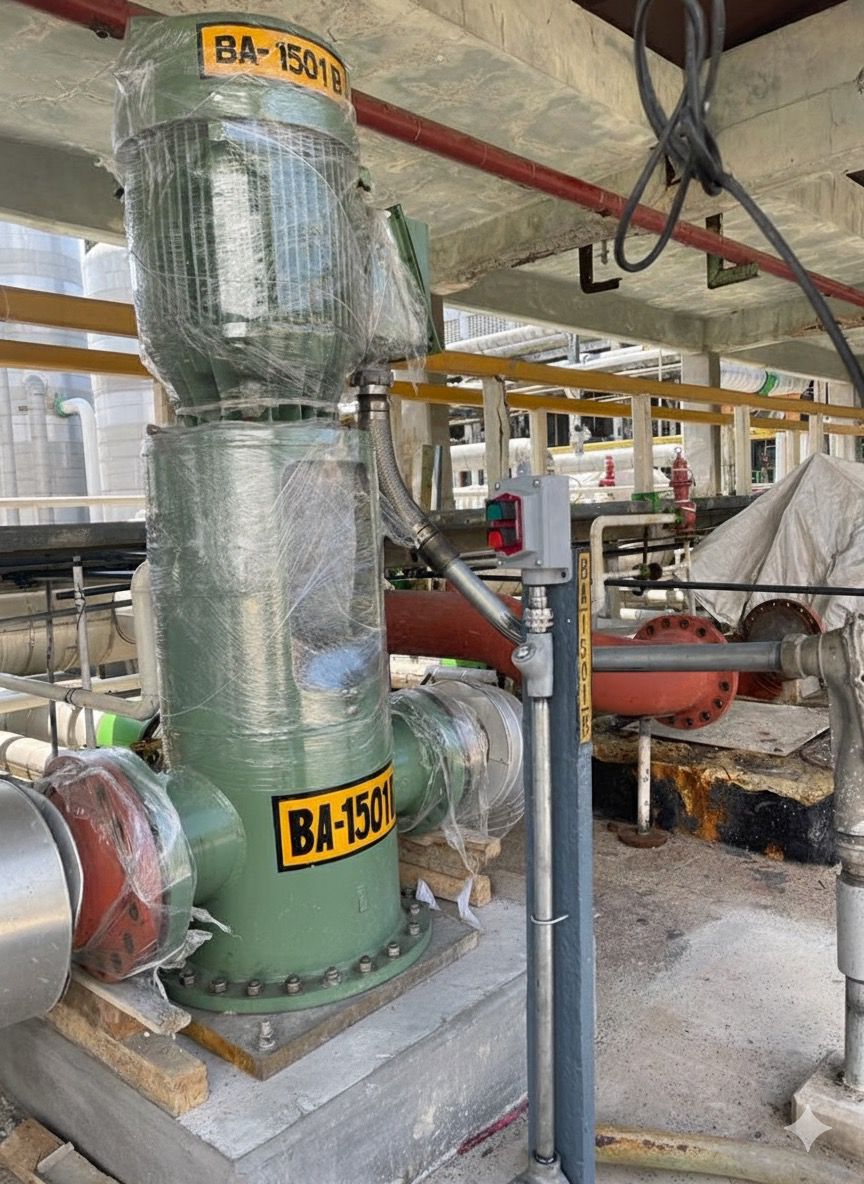 Bomba BA-1501B rehabilitada e instalada