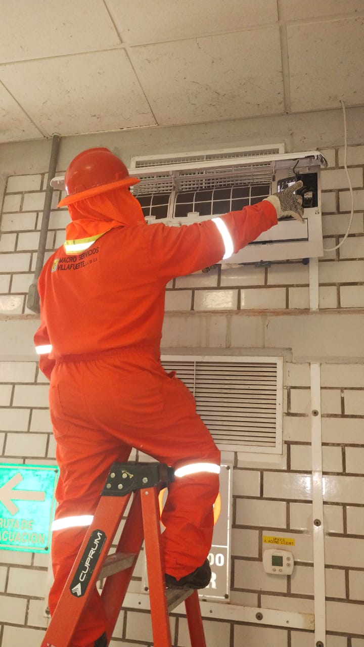 Instalación de sistema de climatización